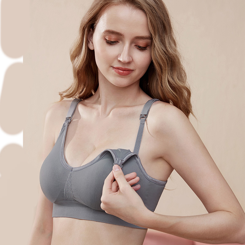 Solid Seamless Wireless Matern - Nursing Bra Sleep review and price