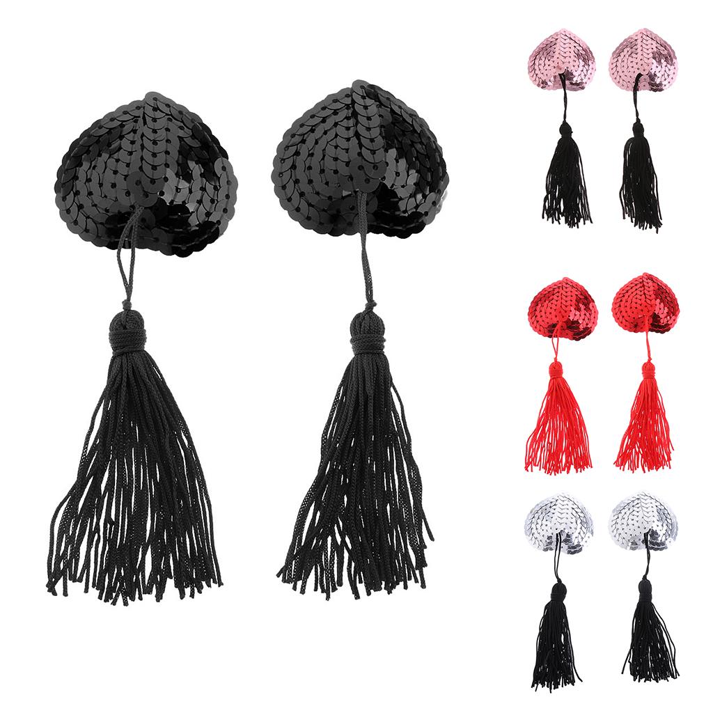 Heart Shaped Silicone Sequin N - Nipple Cover Pasties review and price