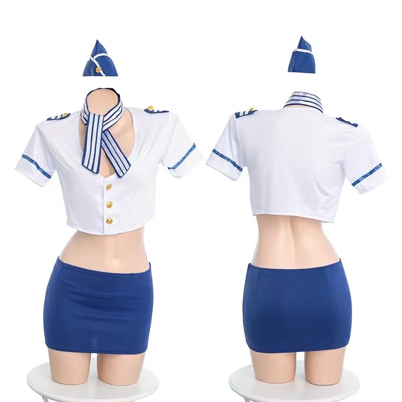 Women's Sexy Flight Attendant  - Garter Belt Set review and price