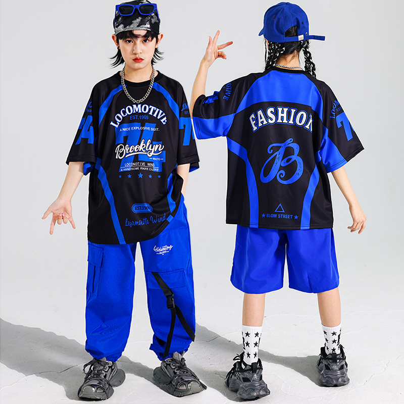 Boys Hip Hop Blue T-shirt Carg - Boyshort Underwear review and price