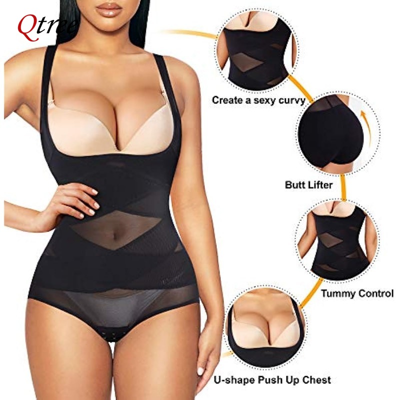 Qtree Fajas Reductoras Women B - Shapewear Bodysuit Firm review and price